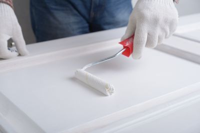 Interior Door Painting detail