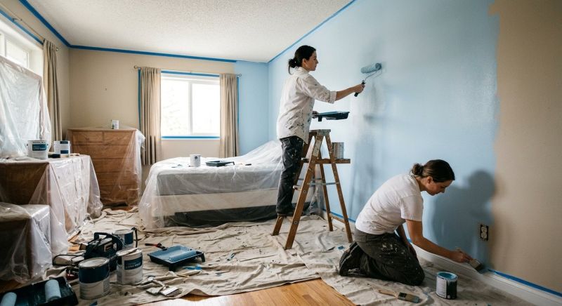 Bedroom Painting project example